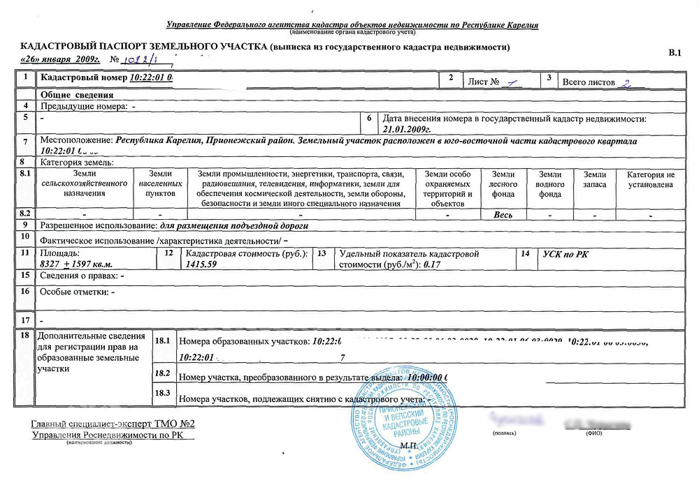 Правоустанавливающие документы на земельный участок