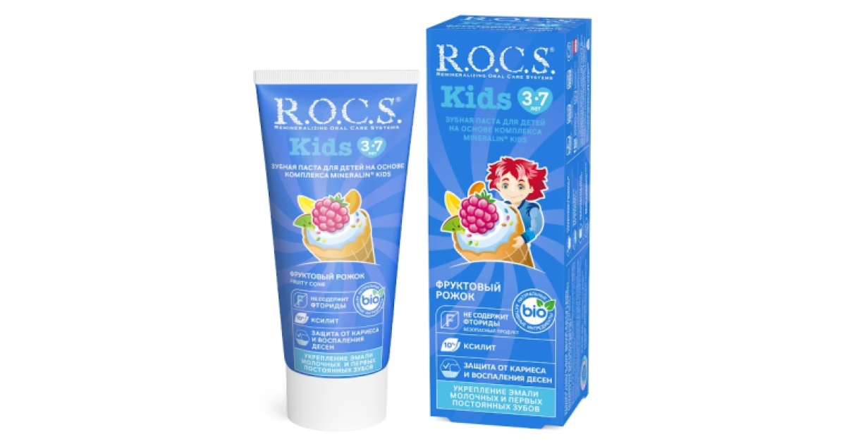 Зубная паста r. Зубная паста рокс 4-7 лет. "рокс" барбарис 45 гр. O. S.