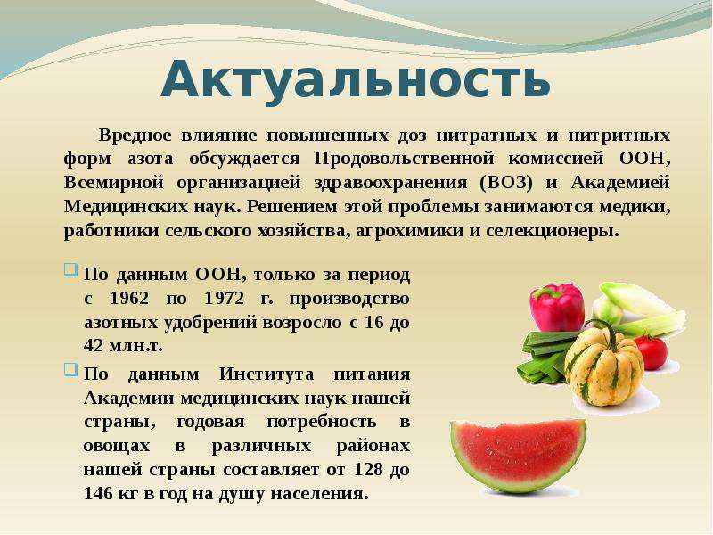 Вредна ли селитра для человека. Нитраты в продуктах питания презентация. Нитраты в организме человека. Нитраты в овощах и фруктах.