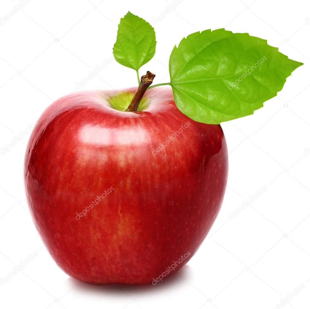 depositphotos 26645721 stock photo red apple isolated on white