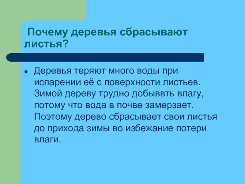 Лист теряет дерево