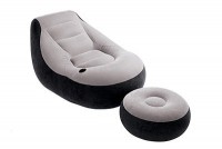 Кресло надувное Sofa Lounge с пуфиком 99*130*76 см Intex - Оптовая продажа товаров для дома - Торговый Дом МАРКИК, Екатеринбург